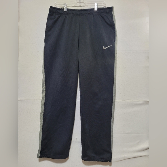 NIKE THERMA-FIT ATHLETIC TRAINING PANT MEN'S XL BLACK/GRAY - Picture 1 of 13